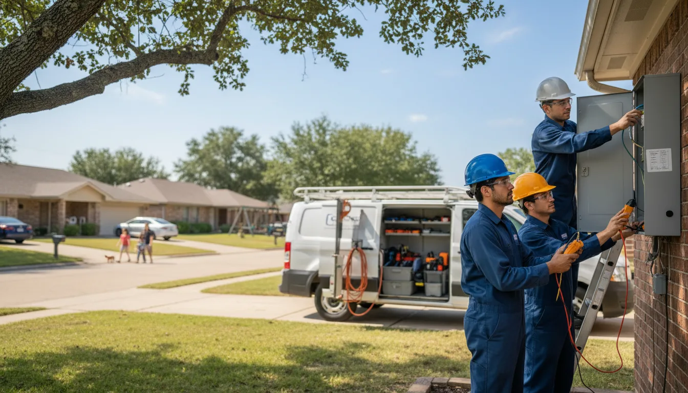 Certified electrician providing emergency electrical services in Kyle, WV